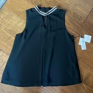 Laundry by Shelli Segal Black Blouse NWT